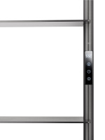 Полотенцесушитель электрический WONZON & WOGHAND DÜSSELDORF, Темный графит (WW-A205-GM) - Gidratop.ru изображение