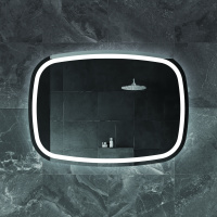 Зеркало со встроенной подсветкой и реверсивнаятчиком движения CZR-SPC-MOLVENO-1100-800-MOV, 12V, 220-240V, 1100x800x30 - Gidratop.ru изображение