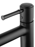 Смеситель для раковины высокий WONZON & WOGHAND TOR, Черный матовый (WW-88019073-MB) - Gidratop.ru изображение