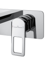 Смеситель для раковины встраиваемый WONZON & WOGHAND FRAME, Хром (WW-88869010-CR) - Gidratop.ru изображение