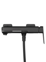 Смеситель для ванны с душем WONZON & WOGHAND DIAMOND, Черный матовый (WW-88639011-MB) - Gidratop.ru изображение