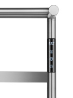 Полотенцесушитель электрический с полкой WONZON & WOGHAND ESSEN, Брашированный никель (WW-A402-BR) - Gidratop.ru изображение