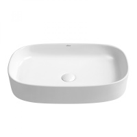 Раковина накладная ABBER Rechteck AC2209 белая - Gidratop.ru изображение