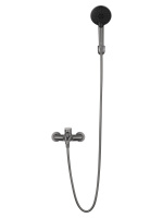 Смеситель для ванны с душем WONZON & WOGHAND ALFA, Темный графит (WW-AE3204-BGG) - Gidratop.ru изображение