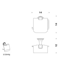 Colombo Hermitag, Держатель туалетной бумаги, цвет: античная бронза - Gidratop.ru изображение