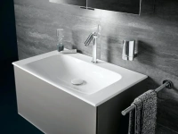 Тумба под раковину Keuco Plan 32971 290000 100 x 49 x 40 см подвесная, инокс матовый - Gidratop.ru изображение