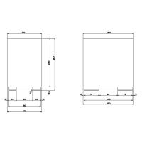 GESSI  INVERSO ACCESSORIES корзина для мусора белая, цвет: Warm Bronze Br PVD - Gidratop.ru изображение