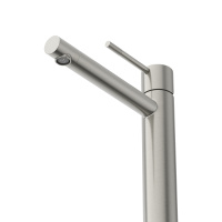 RELAX-LC2-IN-W0 Смеситель для накладной раковины однорычажный без донного клапана, сатин - Gidratop.ru изображение