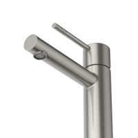 RELAX-LS2-IN Смеситель для раковины однорычажный с донным клапаном, сатин - Gidratop.ru изображение