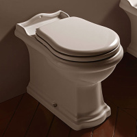 Унитаз 61х39см., приставной, слив универсальный, цвет: белый - Gidratop.ru изображение