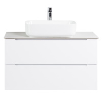 Столешница из керамогранита 916x468 KEP-90-BO Bianco Opaco - Gidratop.ru изображение