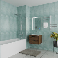 Ванна акриловая Vincea VBT-2G170-FR с каркасом 1700*700*470, пристенная, цвет белый - Gidratop.ru изображение