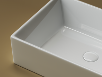 Умывальник чаша накладная прямоугольная Element 590x390x160мм - Gidratop.ru изображение