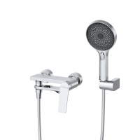 COMFORT-VD-01 Смеситель для ванны и душа однорычажный в комплекте с ручным душем, шлангом и держателем, хром - Gidratop.ru изображение