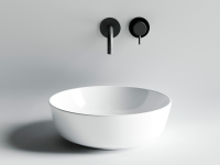 Умывальник чаша накладная круглая  Element 415x415x135мм - Gidratop.ru изображение
