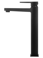 Смеситель для раковины высокий WONZON & WOGHAND CUBE 2.0, Черный матовый (WW-88019068-MB) - Gidratop.ru изображение