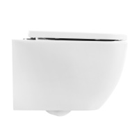 ALPINA Унитаз подвесной безободковый с сиденьем дюропласт soft close, BB10100CHR/SC - Gidratop.ru изображение