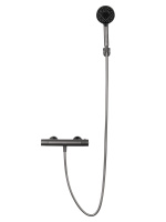 Смеситель для душа с термостатом WONZON & WOGHAND INN 6, Темный графит (WW-B2029-A-BGG) - Gidratop.ru изображение