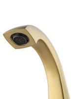 Смеситель для раковины на 3 отверстия WONZON & WOGHAND FLEX, Брашированное золото (WW-88083095-BG) - Gidratop.ru изображение