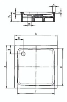 Поддон душевой Kaldewei Duschplan Mod. 392-2 100 x 100 x h16 cм, 4402.3500.0001 anti-slip - Gidratop.ru изображение
