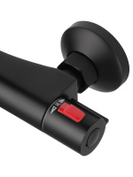 Смеситель для душа с термостатом WONZON & WOGHAND INN 5, Черный матовый (WW-B2005-A-MB) - Gidratop.ru изображение