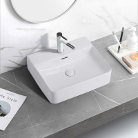 Раковина накладная ABBER Rechteck AC2203 белая - Gidratop.ru изображение