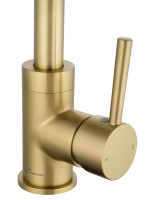 Смеситель для кухни WONZON & WOGHAND, Брашированное золото (WW-A21102-BG) - Gidratop.ru изображение