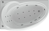 Акриловая ванна Aquatek Бетта 150х95 BET150-0000009 с гидромассажем Standard (пневмоуправление), с фронтальным экраном - Gidratop.ru изображение