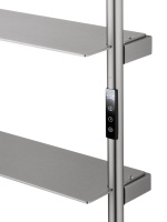 Полотенцесушитель электрический WONZON & WOGHAND DÜSSELDORF, Брашированный никель (WW-A205-BR) - Gidratop.ru изображение