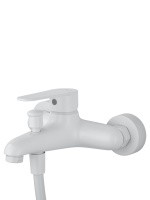 Смеситель для ванны с душем WONZON & WOGHAND ALFA, Белый матовый (WW-AE3204-MW) - Gidratop.ru изображение