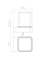 Дозатор мыла WONZON & WOGHAND LOTTE, Брашированное золото (WW-5252-BG) - Gidratop.ru изображение