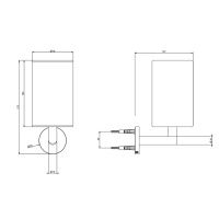 Gessi Tondo стакан настенный белый, цвет: хром - Gidratop.ru изображение