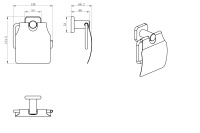 Держатель для туалетной бумаги с крышкой WONZON & WOGHAND, Хром (WW-V1802-CR) - Gidratop.ru изображение