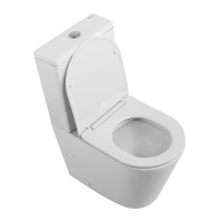 Унитаз-компакт безободковый BelBagno FLAY-R BB2149CPR/SC/BB2149T - Gidratop.ru изображение