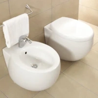 Приставной унитаз Villeroy&Boch Aveo 6613 10R2, крепления хром - Gidratop.ru изображение