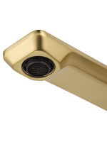 Смеситель для раковины встраиваемый WONZON & WOGHAND DIAMOND, Брашированное золото (WW-88869011- BG) - Gidratop.ru изображение