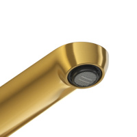 STYLUS-BLI1-BORO-W0 Смеситель для раковины встраиваемый с внутренней частью, без донного клапана, брашированное золото - Gidratop.ru изображение