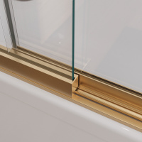 Душевая шторка на ванну с фиксированным креплением одной створки CEZARES SLIDER-FIX-VF-11-90/150-C-BORO - Gidratop.ru изображение