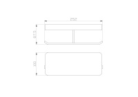 Двойной держатель для туалетной бумаги с полкой WONZON & WOGHAND LOTTE, Хром (WW-8356) - Gidratop.ru изображение