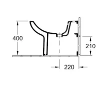 Биде Villeroy&Boch Joyce 5408 00 напольное (54080001/5408 00R1) - Gidratop.ru изображение