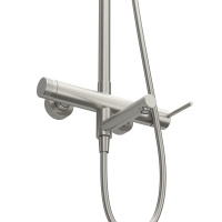 RELAX-CVD-IN Душевая стойка со смесителем и изливом, сатин - Gidratop.ru изображение