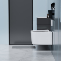 Унитаз ABBER Ultra AC1302 подвесной белый с ультратонким ободком - Gidratop.ru изображение