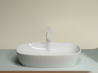 Умывальник чаша накладная овальная Element 600x380x138мм - Gidratop.ru изображение