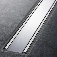 Крышка душевого канала Geberit CleanLine60 154.458.00.1, 30-90 cм, для тонкой плитки, тёмный металл/матовый металл - Gidratop.ru изображение