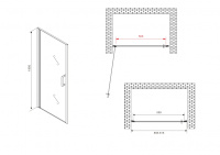 Душевая дверь ABBER Sonnenstrand AG04060M - Gidratop.ru изображение