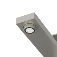 SLIDER-LC-IN-W0 Смеситель для накладной раковины однорычажный, без донного клапана, сатин - Gidratop.ru изображение