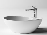 Умывальник чаша накладная овальная  Element  405x330x140 мм - Gidratop.ru изображение