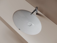 Раковина встраиваемая снизу CERAMICANOVA Era овальная 615x435x220 мм, цвет белый арт. CN6081 - Gidratop.ru изображение