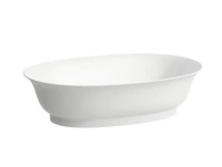 Раковина Laufen New Classic 8.1285.2.400.112.1 55 х 38 х 14.5 см, накладная, SaphirKeramik, без перелива, LCC, белый глянцевый - Gidratop.ru изображение