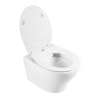 Унитаз подвесной безободковый BelBagno ACQUA BB340CHR/BB2020SC - Gidratop.ru изображение